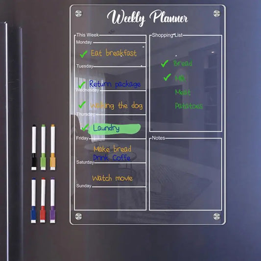 Planner, List, & Note-taking Magnetic Whiteboard