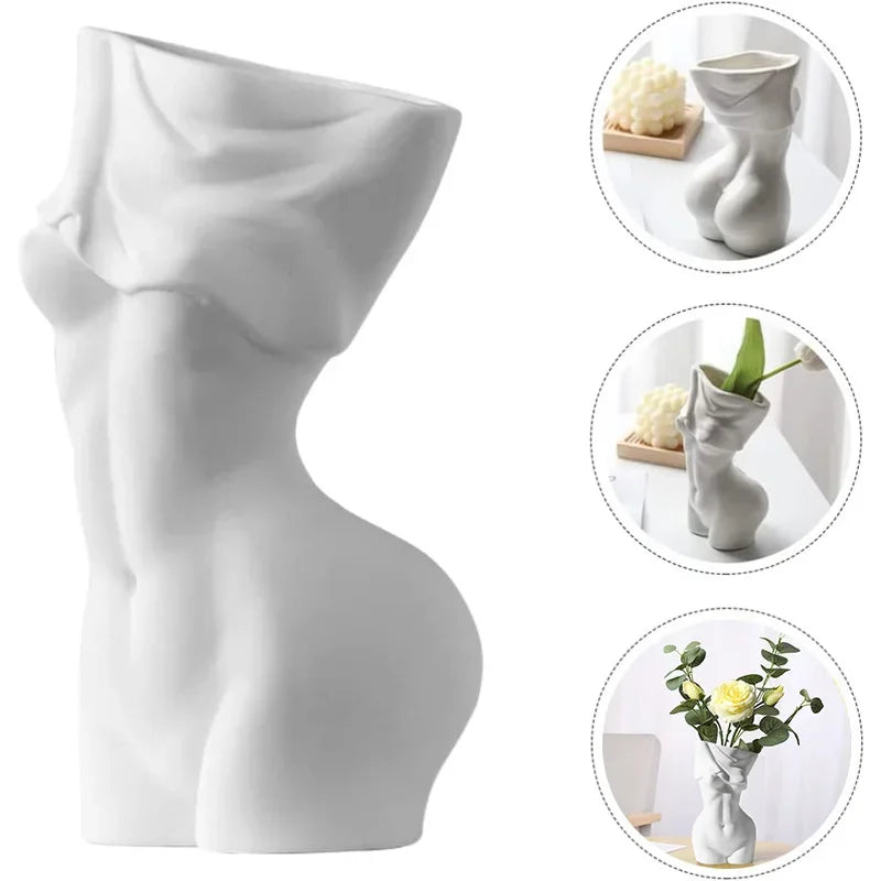 Body Art Flower Vase